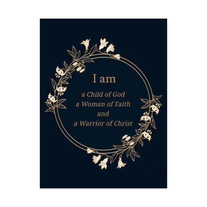 Woman of Faith Poster - Matte Vertical Print