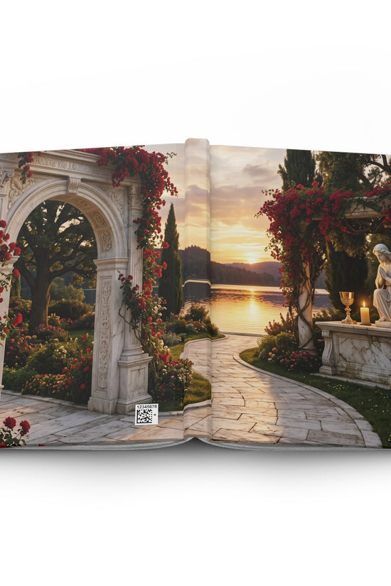 Grand Garden Hardcover Ruled Journal Notebook