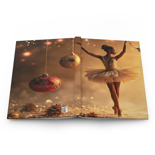 Elegant Ballerina Hardcover Journal