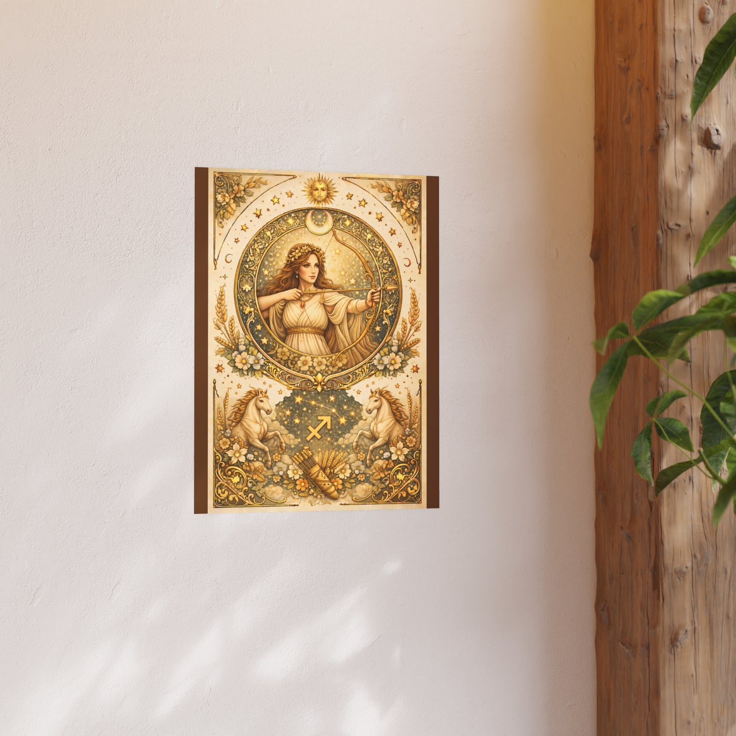 Celestial Sagittarius Zodiac Poster by Grace Canvas Shop