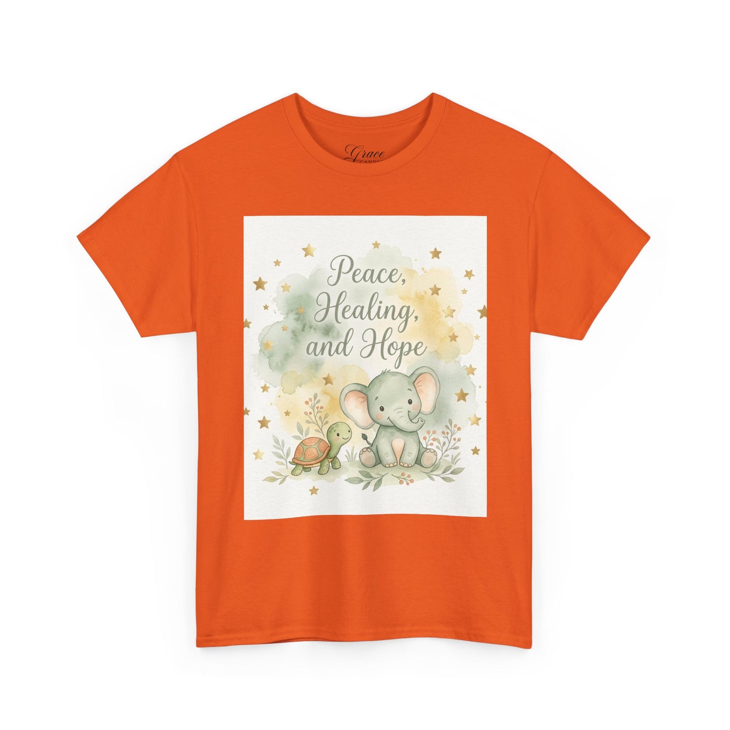 Girl's Elephant ‘Peace, Healing and Hope’ T‑Shirt