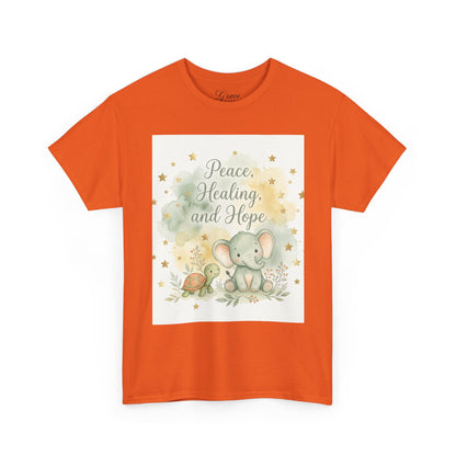 Girl's Elephant ‘Peace, Healing and Hope’ T‑Shirt