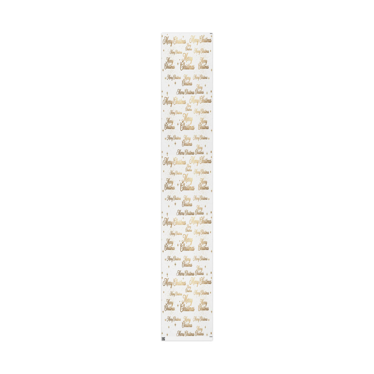 Merry Christmas Gold Script Wrapping Paper — Festive Gift Wrap for Holidays