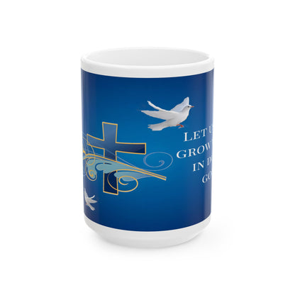 Blue Cross Faith-Inspired Ceramic Mug