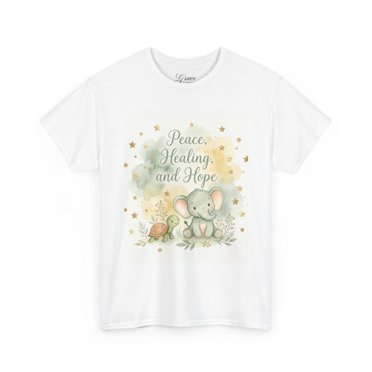 Girl's Elephant ‘Peace, Healing and Hope’ T‑Shirt