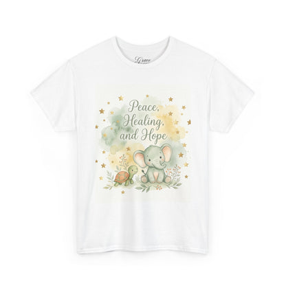 Girl's Elephant ‘Peace, Healing and Hope’ T‑Shirt