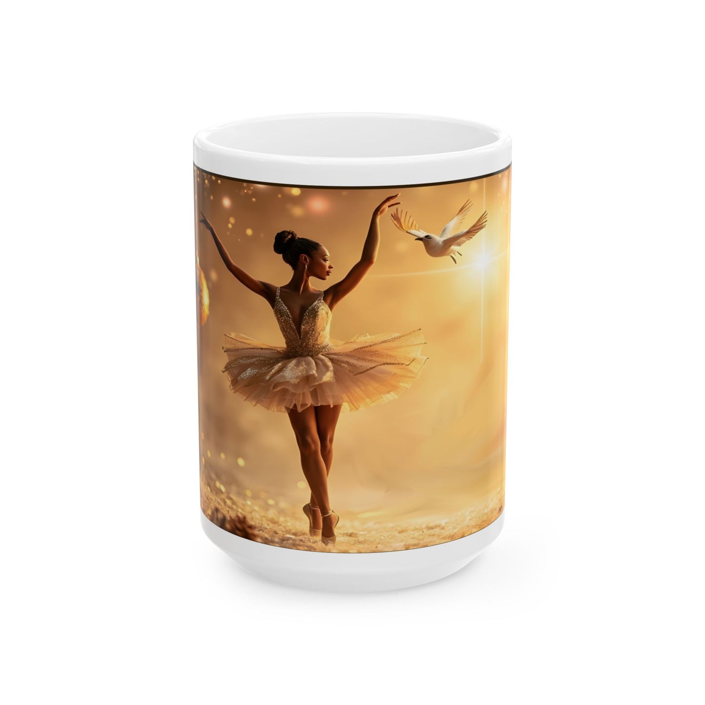 Elegant Ballerina Ceramic Mug
