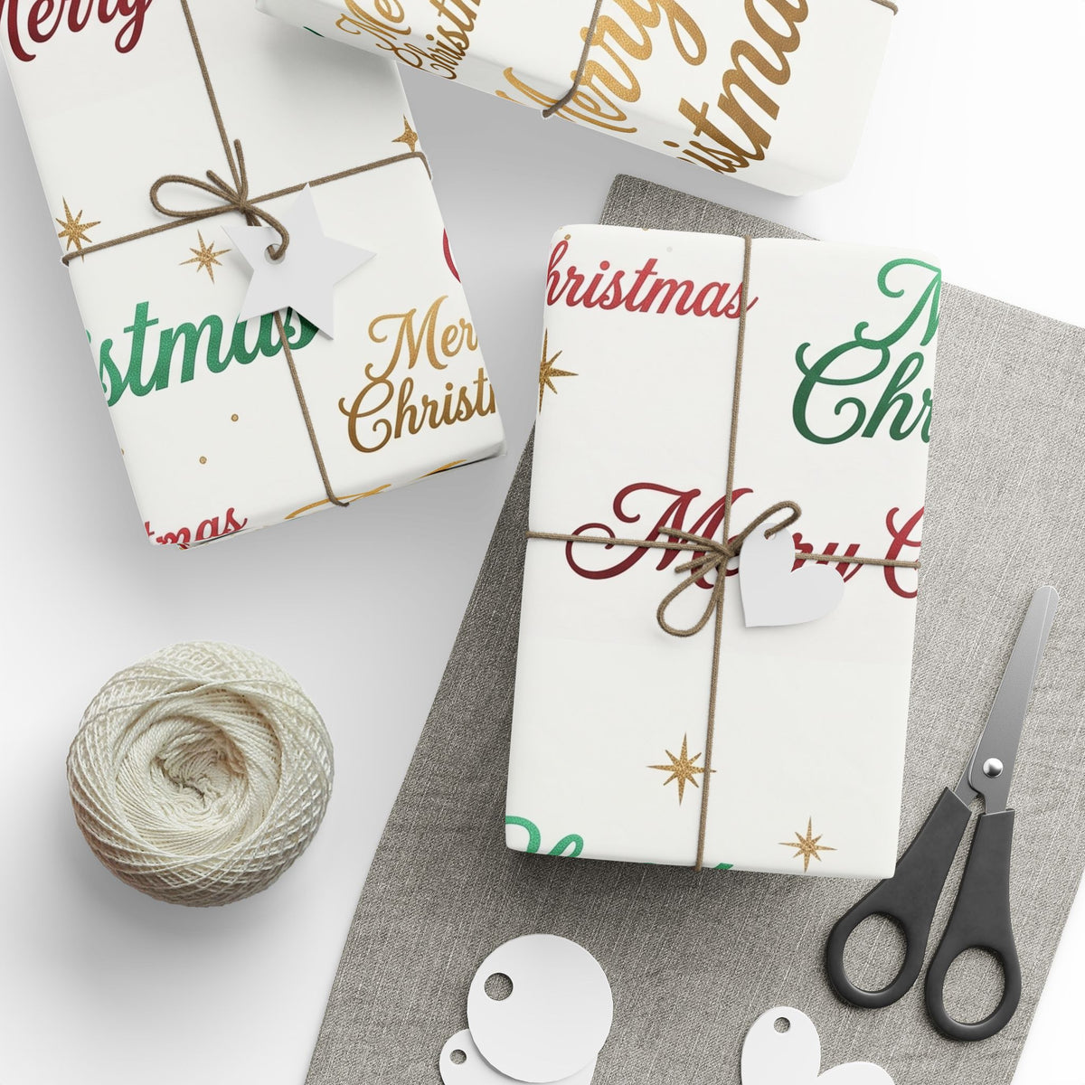Colorful Merry Christmas Wrapping Paper
