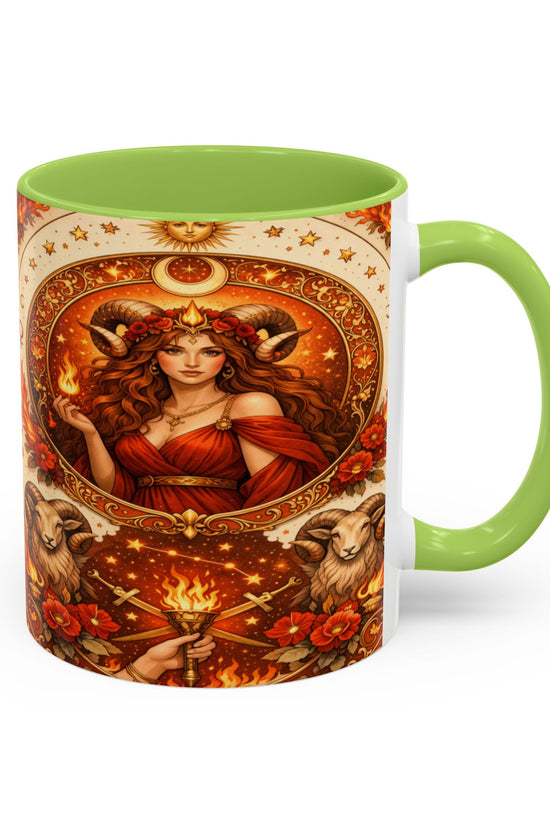 Celestial Aries Coffee Mug (11/15oz) by Grace Canvas Shop