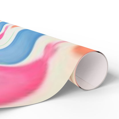 Birthday Balloon Wrapping Paper Roll — Colorful Party Gift Wrap