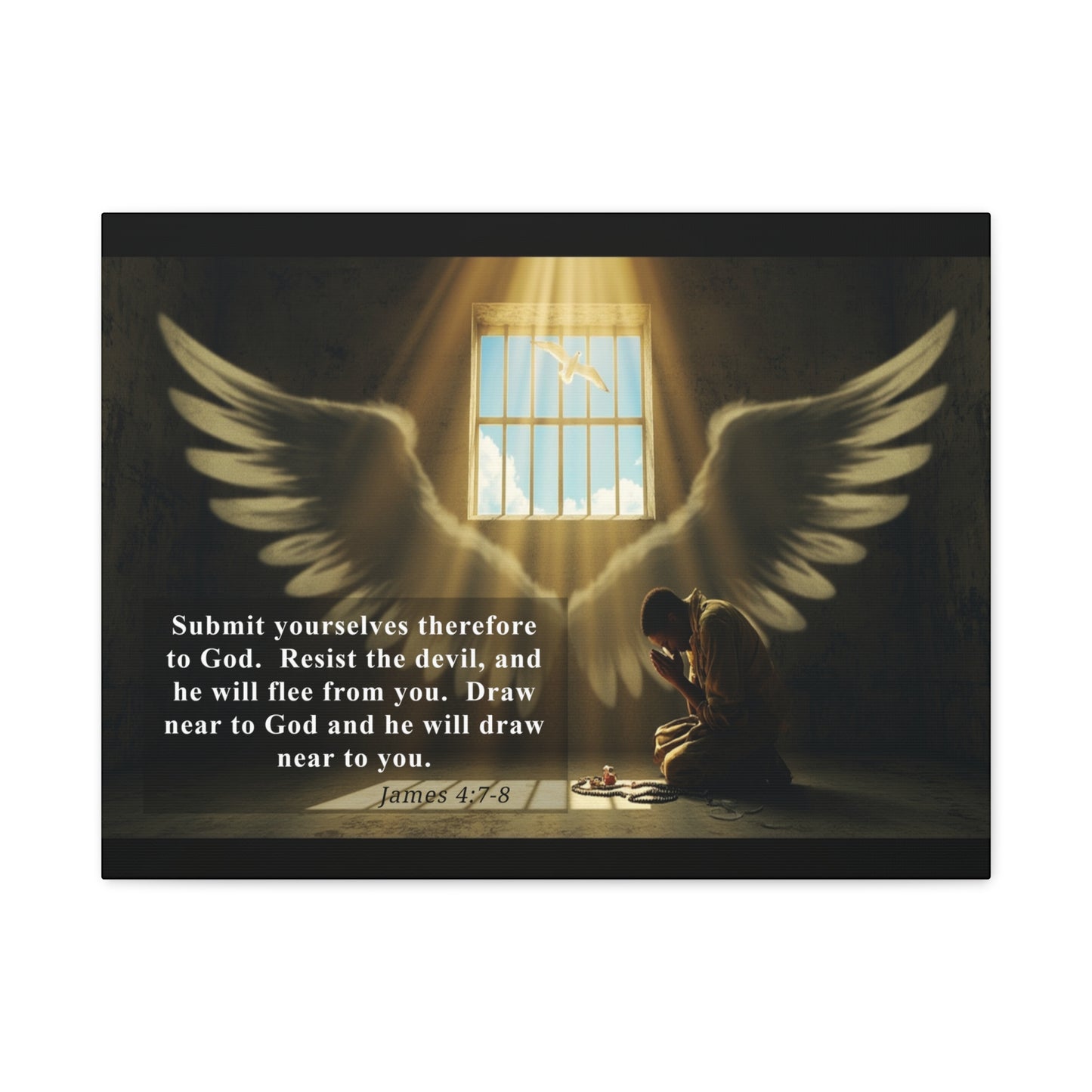 Canvas Wall Art Inspirational Prayer Print