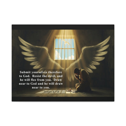 Canvas Wall Art Inspirational Prayer Print