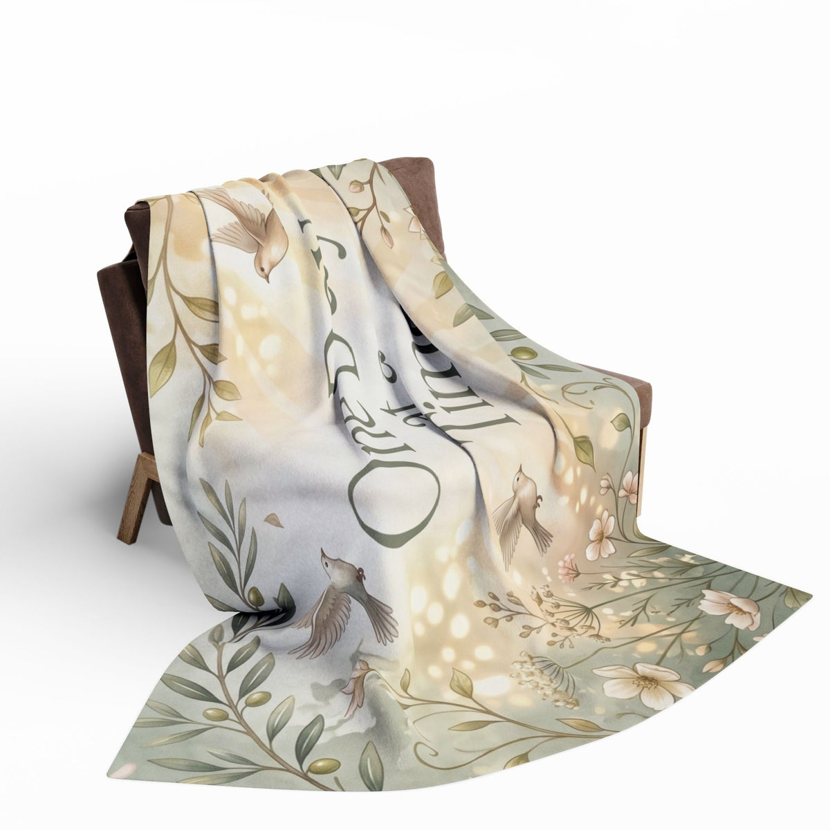 One Day at a Time Fleece Blanket  for Comfort & Recovery