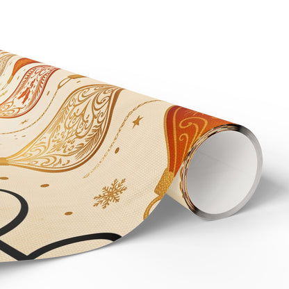 Vintage Ornament Christmas Wrapping Paper