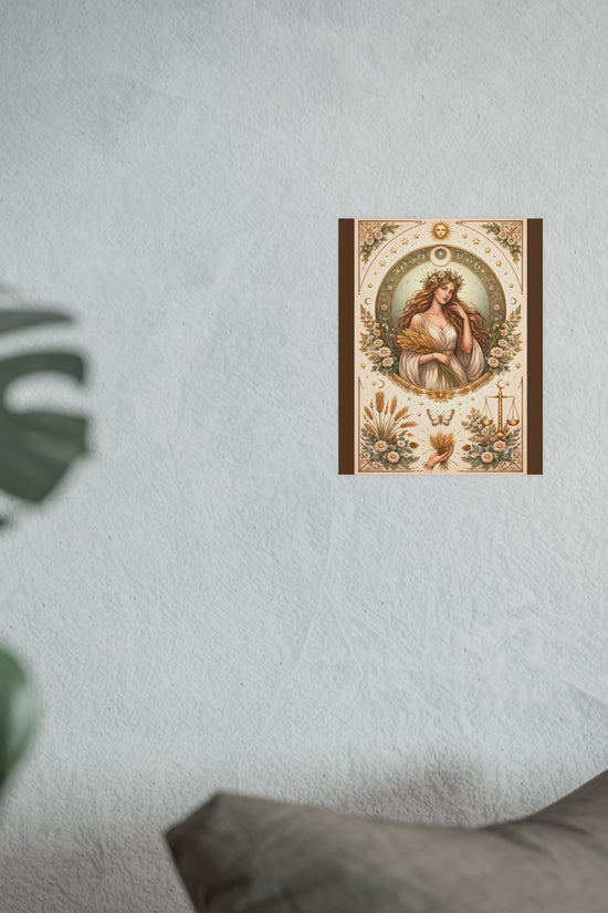 Celestial Virgo Art Print - Archival Matte Poster by Grace Canvas Shop