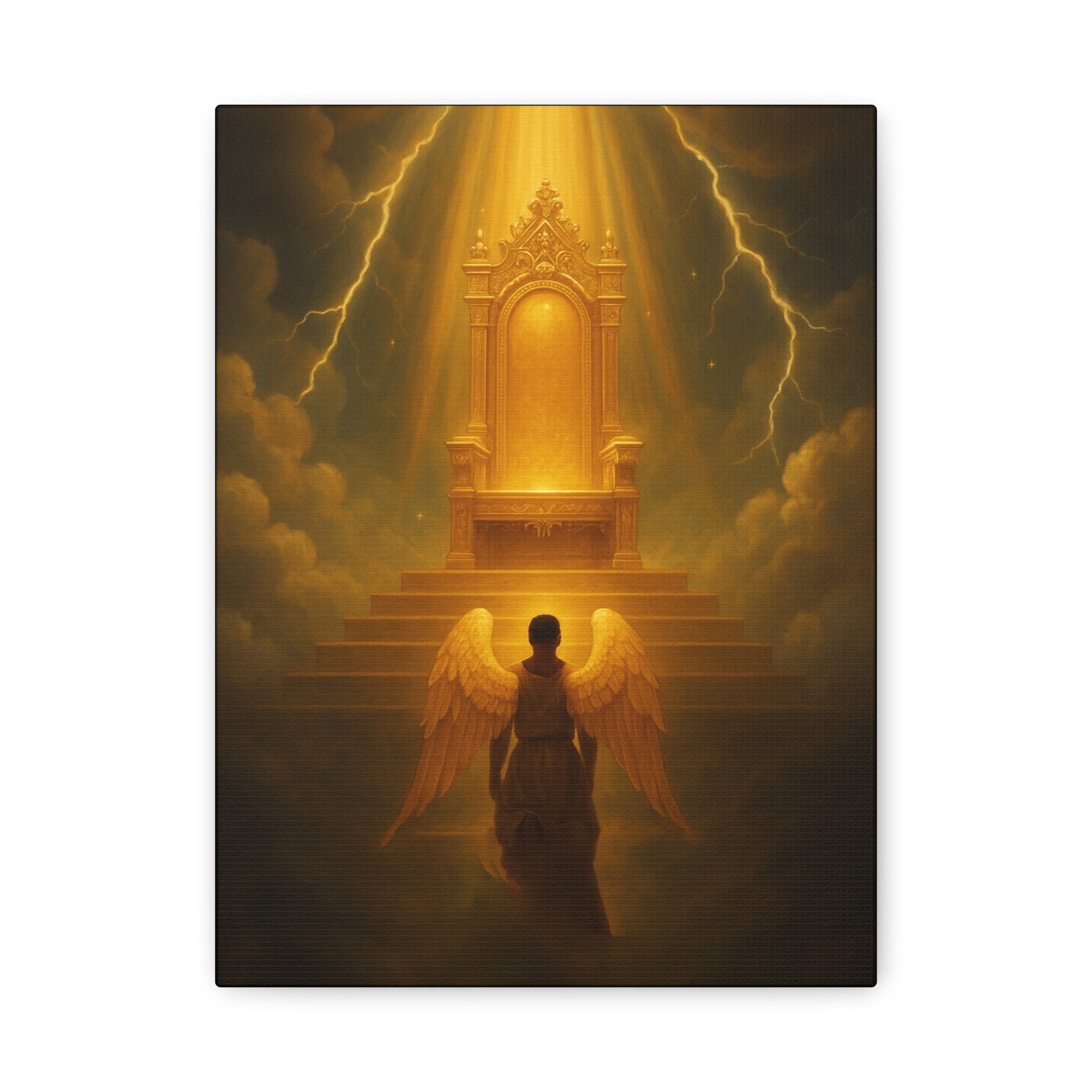 Angel Before the Throne Canvas Print by Grace Canvas Shop