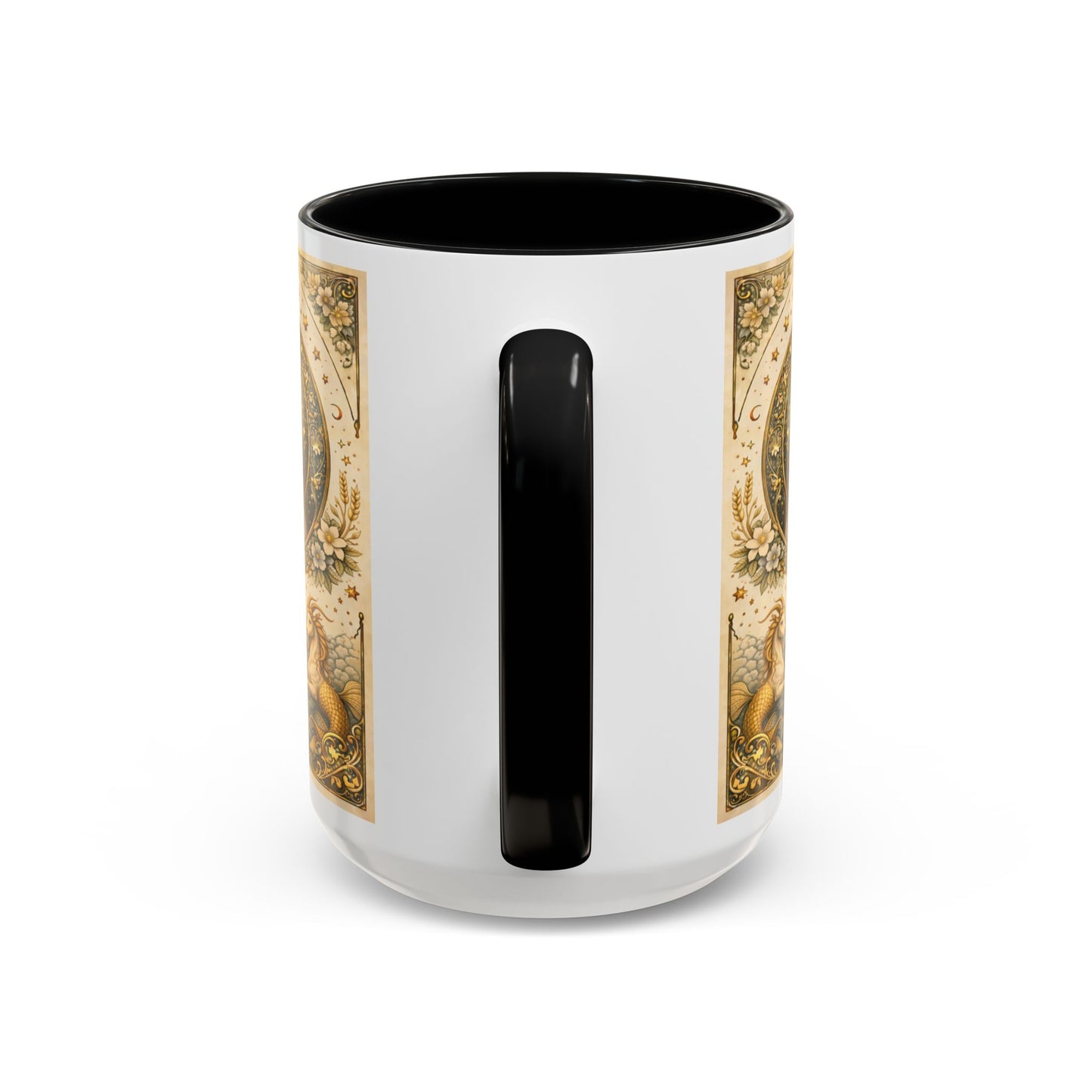 Celestial Aquarius Art Coffee Cup (11/15oz) by Grace Canvas Shop