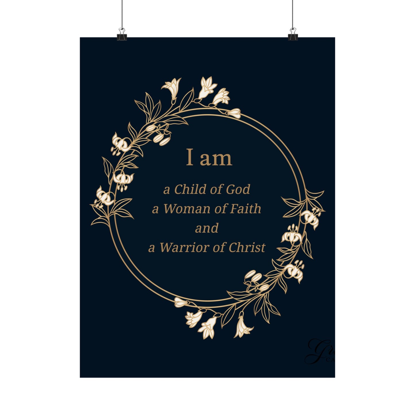 Woman of Faith Poster - Matte Vertical Print
