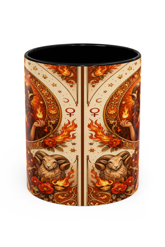 Celestial Aries Coffee Mug (11/15oz) by Grace Canvas Shop