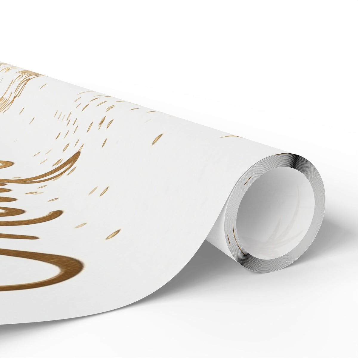 Merry Christmas Gold Script Wrapping Paper — Festive Gift Wrap for Holidays