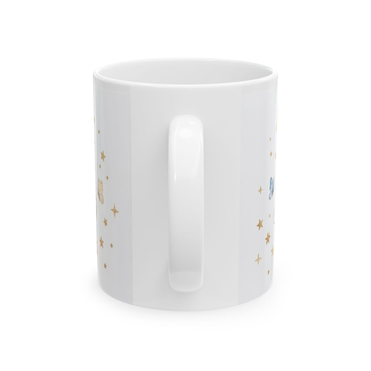 Baby Blessings Ceramic Mug — "Prayer Changes Everything" with Cute Woodland Animals (11oz, 15oz)
