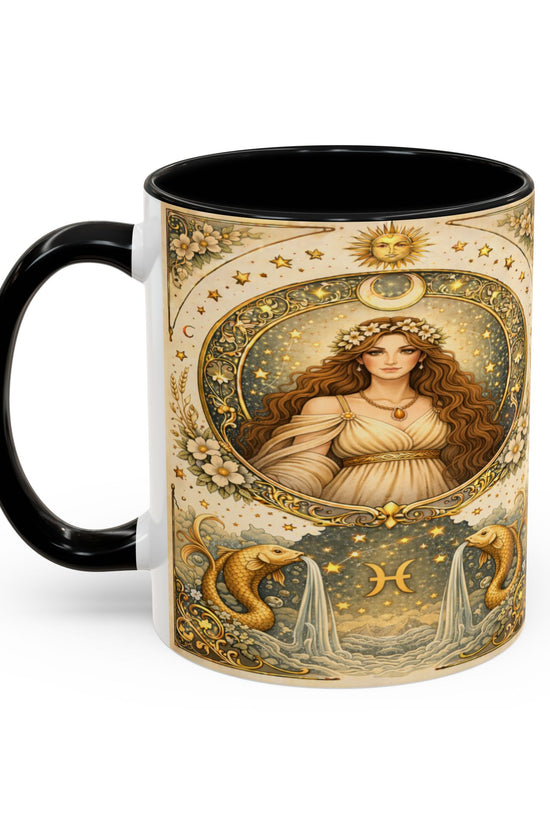 Celestrial Pisces Zodiac Coffee Mug by Grace Canvas Shop