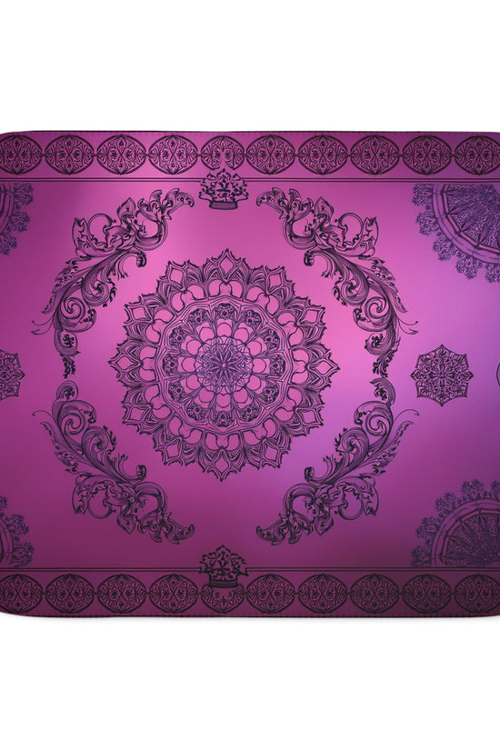 Cozy Mandala Sherpa Throw Blanket by Grace Canvas Shop