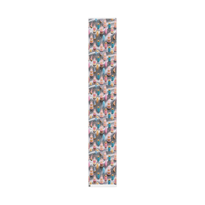 Birthday Cake & Balloons Wrapping Paper — Festive Gift Wrap for Parties by Grace Canvas Shop