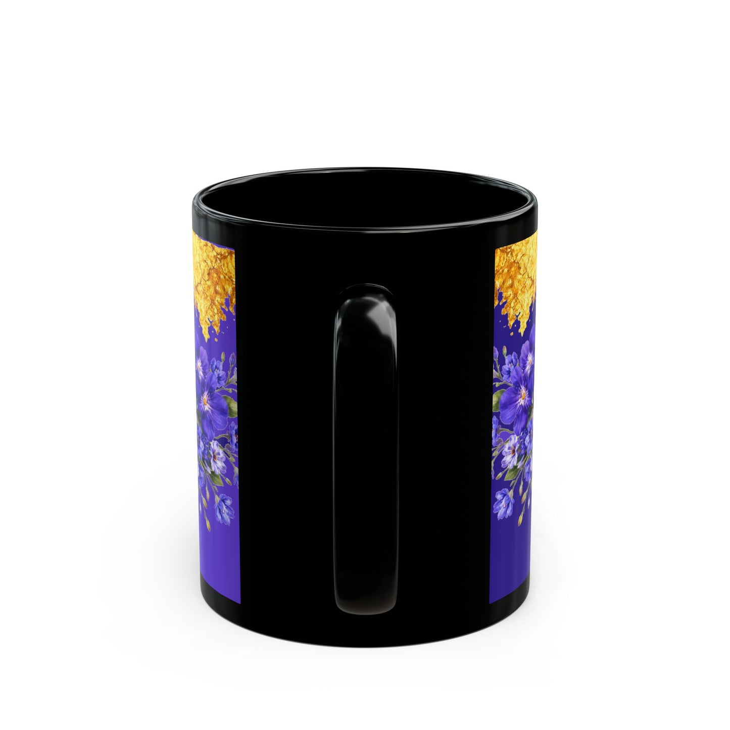 Vibrant Violet Flowers Coffee Cup (11oz, 15oz)