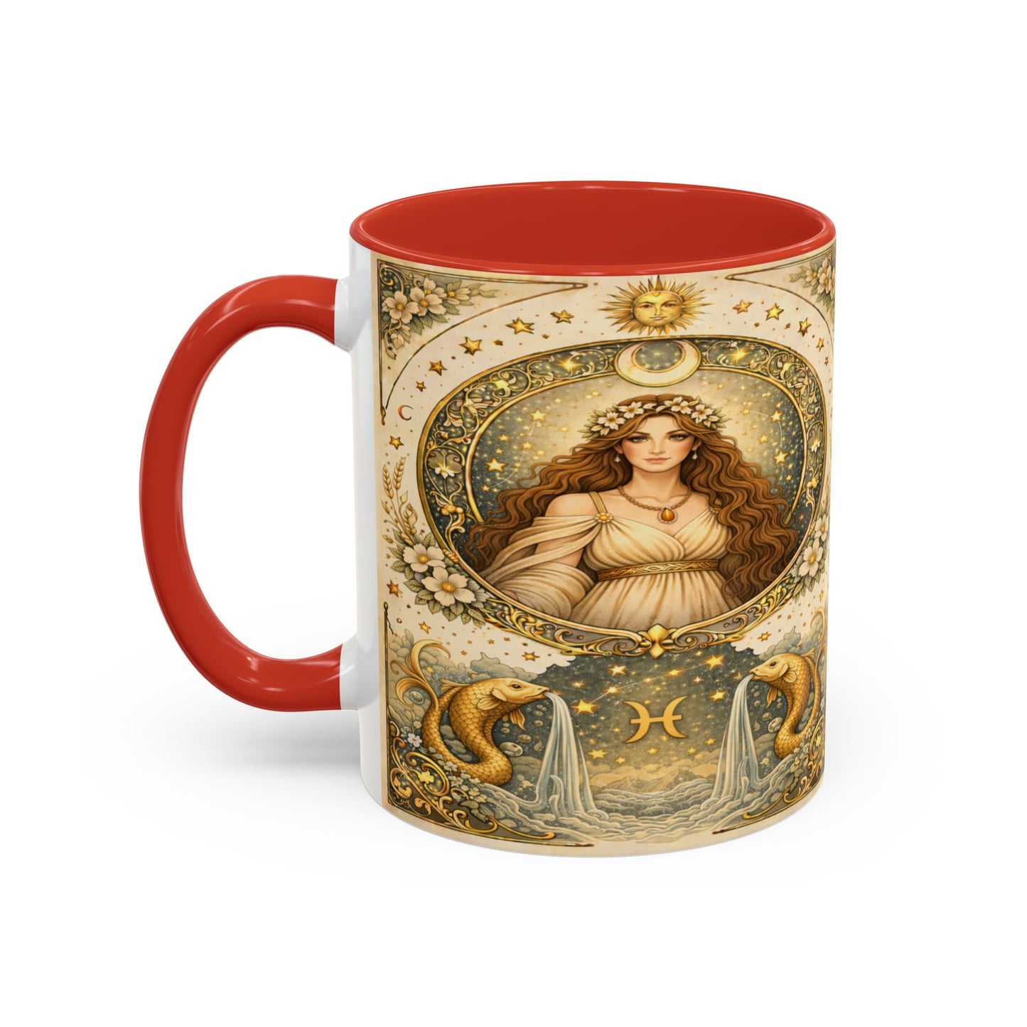 Celestrial Pisces Zodiac Coffee Mug