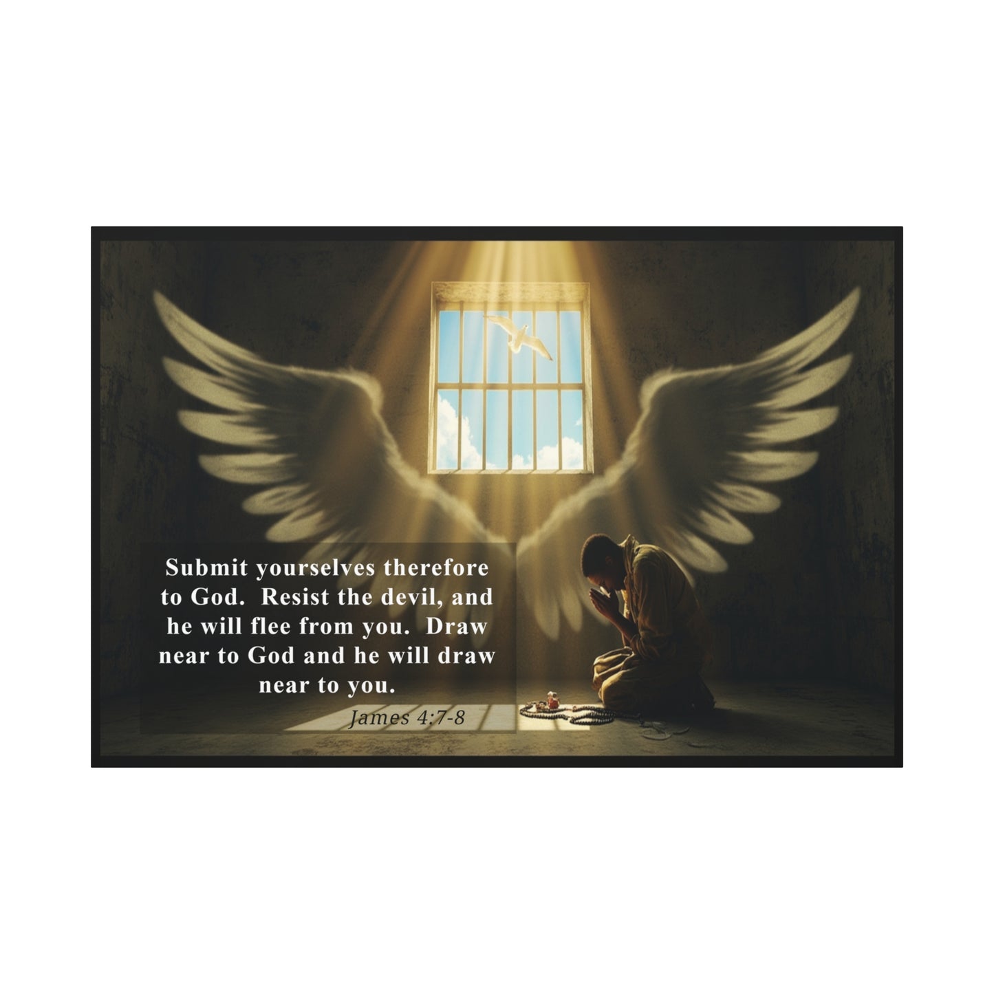 Canvas Wall Art Inspirational Prayer Print