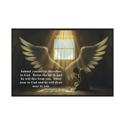 Canvas Wall Art Inspirational Prayer Print