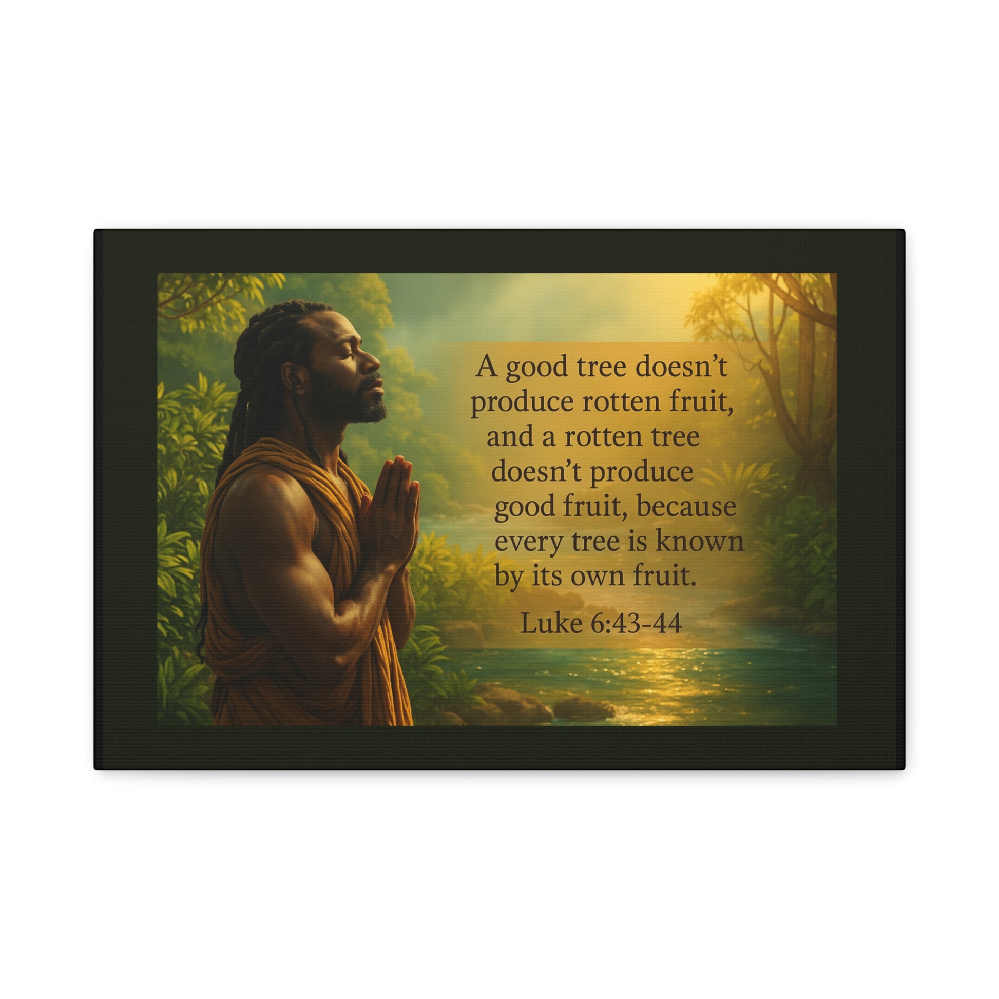 Luke 6:43- 44 Inspirational Wall Art by Grace Canvas