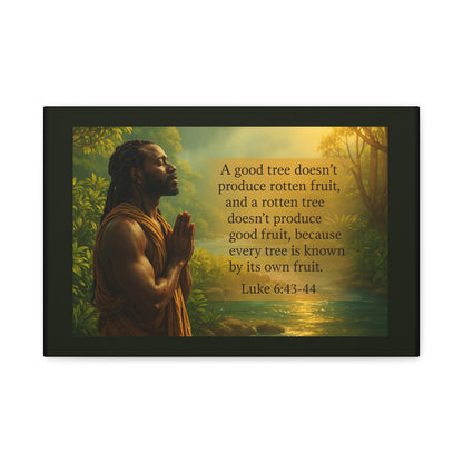 Luke 6:43- 44 Inspirational Wall Art by Grace Canvas