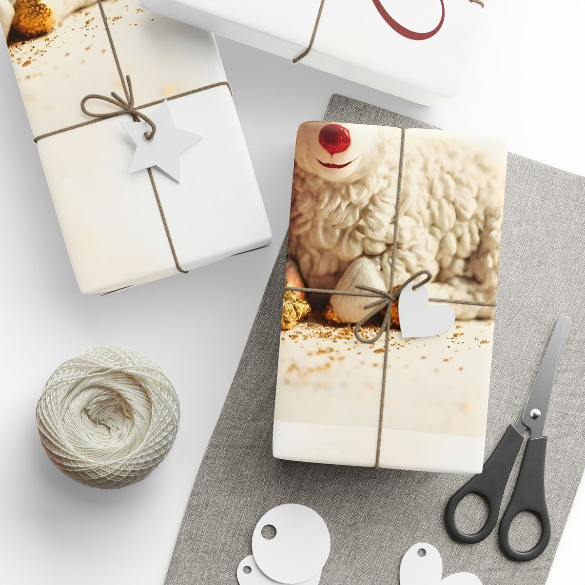 Christmas Ornament Wrapping Paper – "Merry Christmas" Holiday Gift Wrap