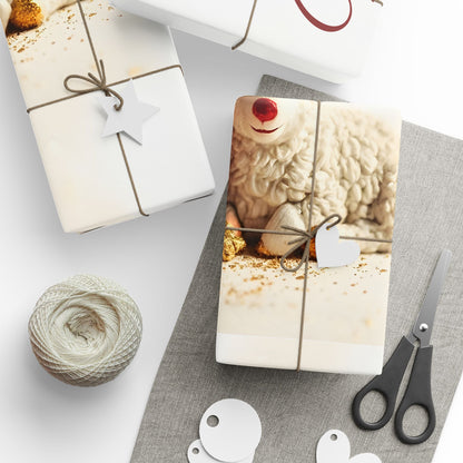 Christmas Ornament Wrapping Paper – "Merry Christmas" Holiday Gift Wrap