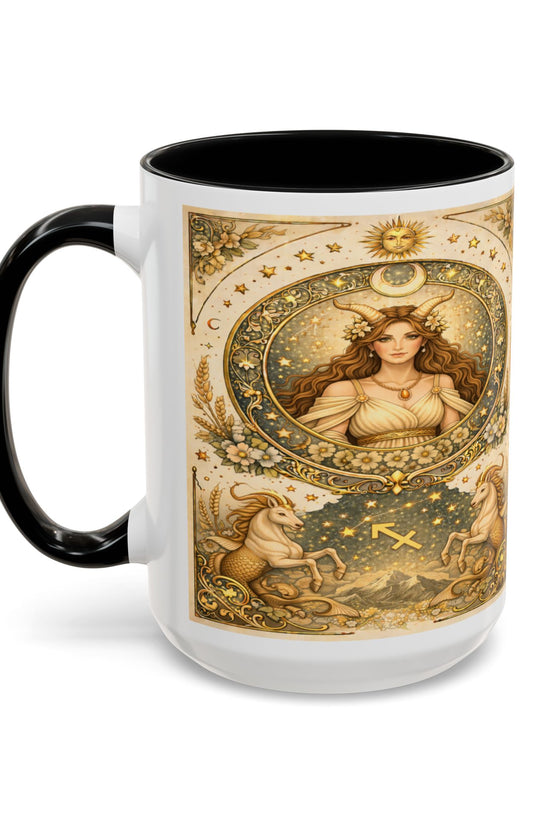 Celestial Capricorn Coffee Mug by Grace Canvas Shop