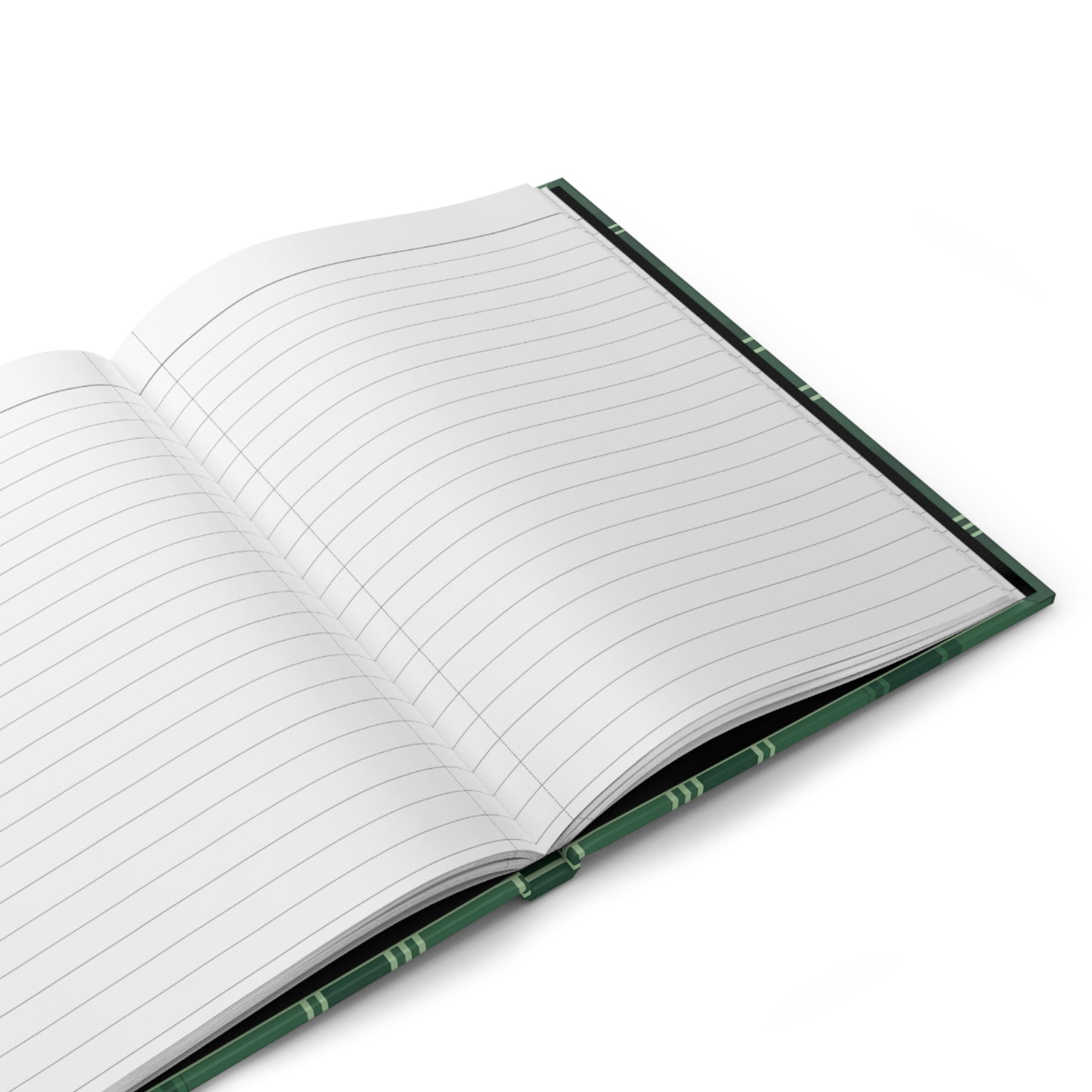 Quiet Time With God Green Plaid Hardcover Journal
