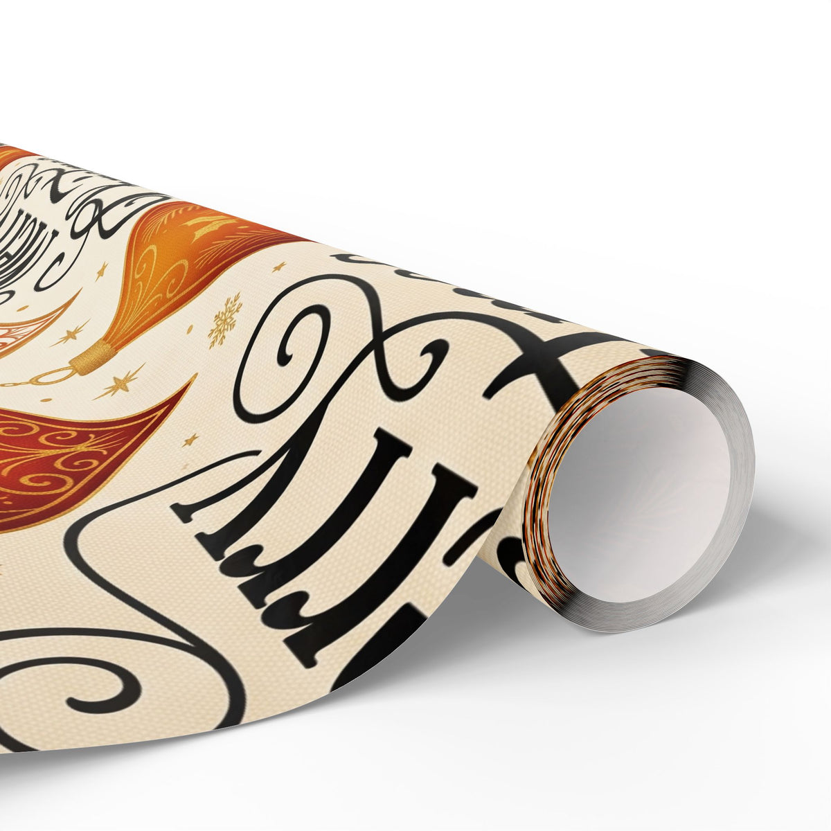 Vintage Ornament Christmas Wrapping Paper