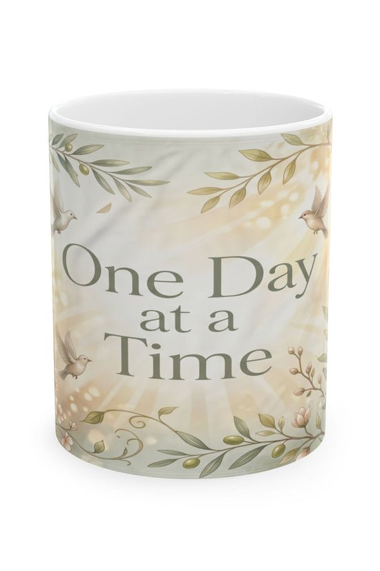 One Day at a Time Ceramic Mug (11oz, 15oz)