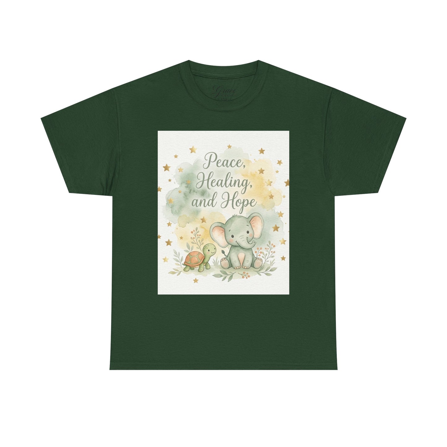 Girl's Elephant ‘Peace, Healing and Hope’ T‑Shirt
