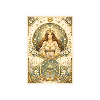 Celestial Libra Zodiac Art Print