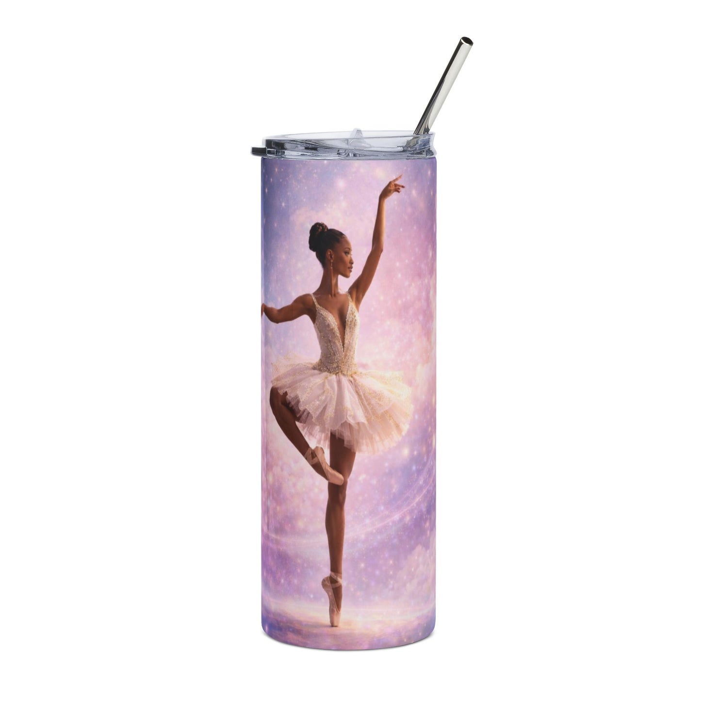 Ballet Dancer 20oz Stainless Steel Tumbler by Grace Canvas Shop