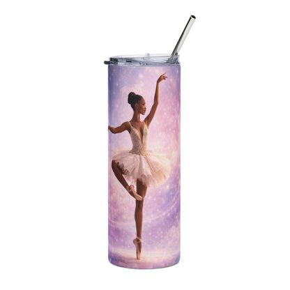 Ballet Dancer 20oz Stainless Steel Tumbler by Grace Canvas Shop