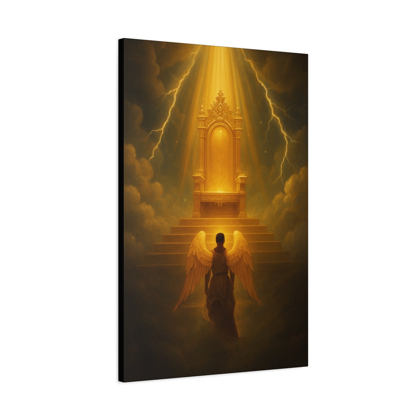 Angel Before the Throne Canvas Print by Grace Canvas Shop