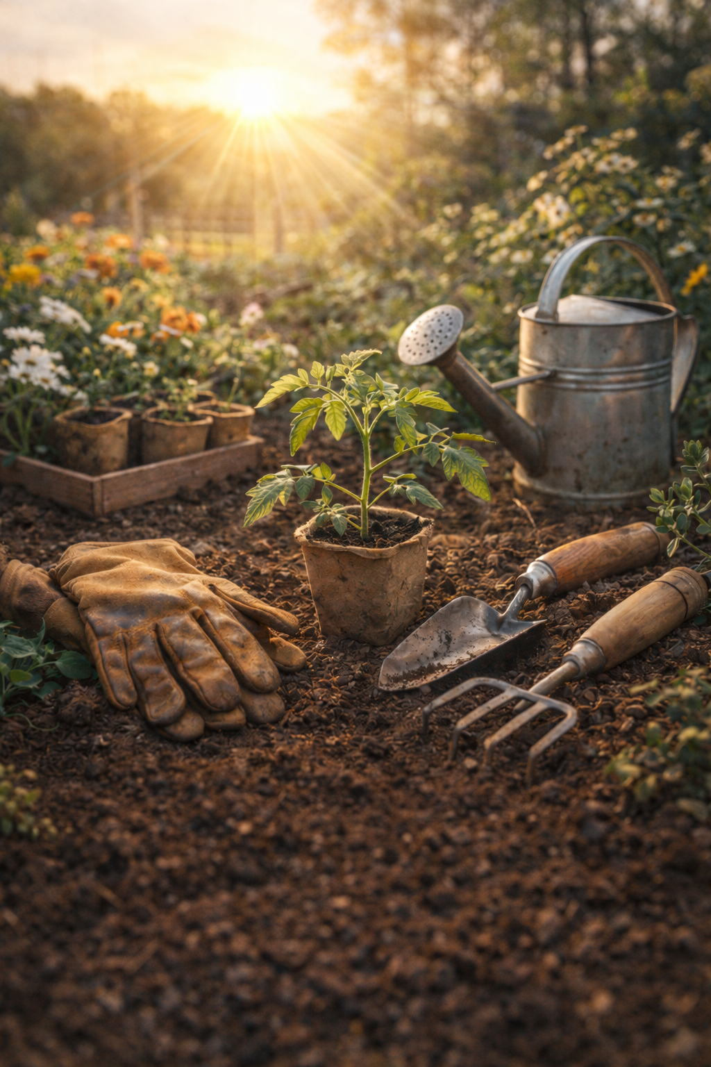 Romans 15:13 Inspirational Garden Hardcover Journal