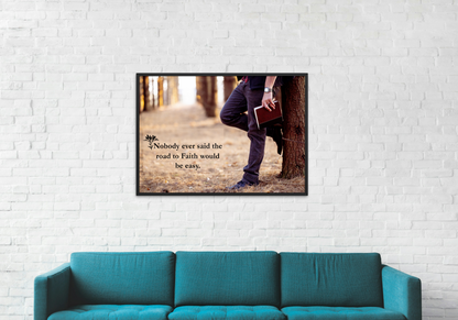 Faith Journey Matte Canvas Wall Art by Grace Canvas Shop
