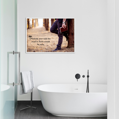 Faith Journey Matte Canvas Wall Art by Grace Canvas Shop
