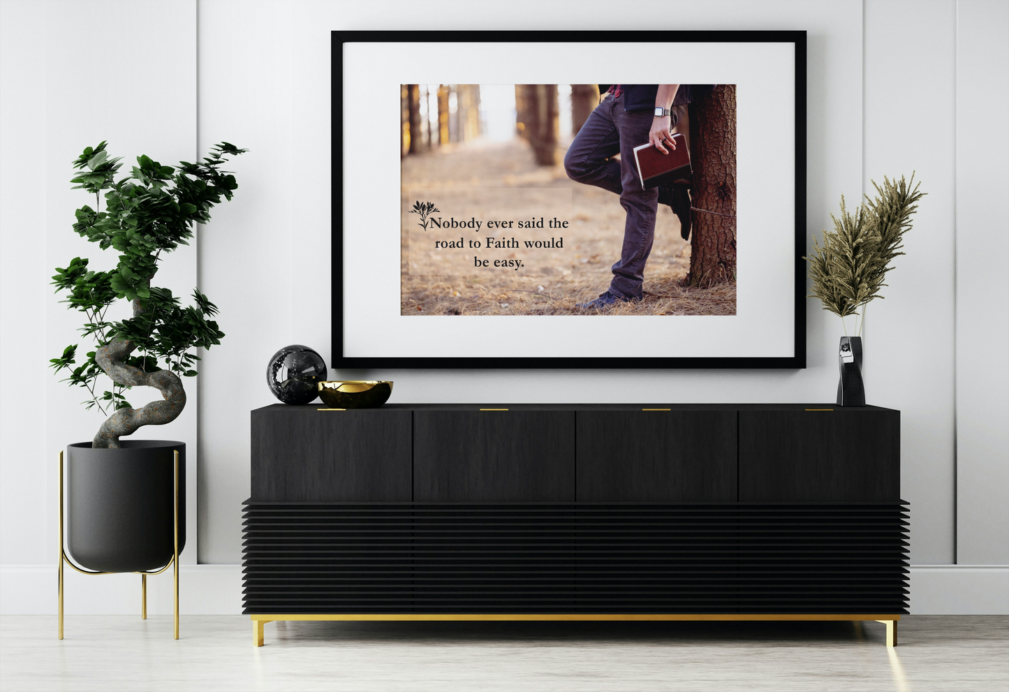 Faith Journey Matte Canvas Wall Art by Grace Canvas Shop