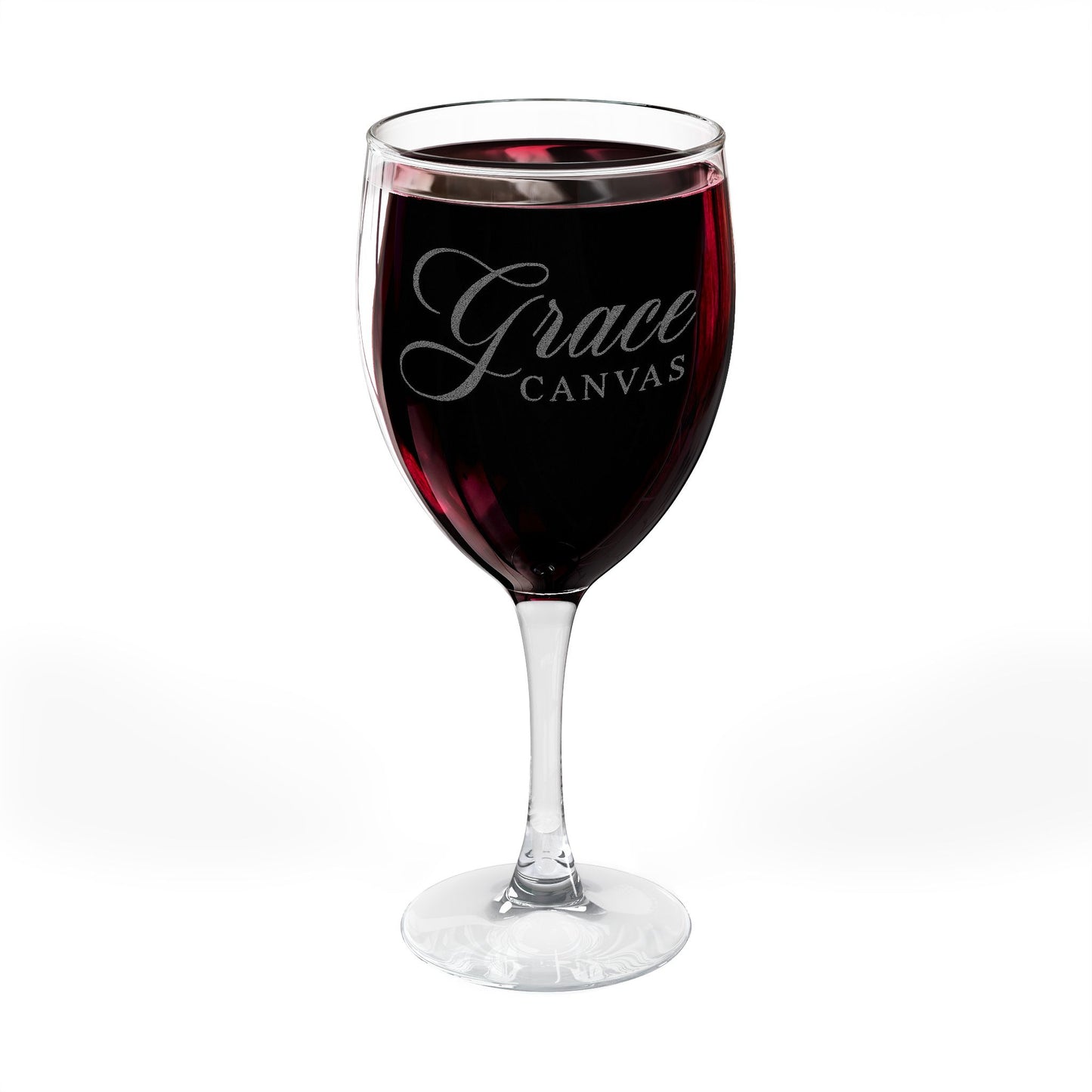 Engraved 10.5oz Wine Glass